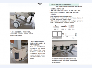 DB-18手电一体三功能护理床1